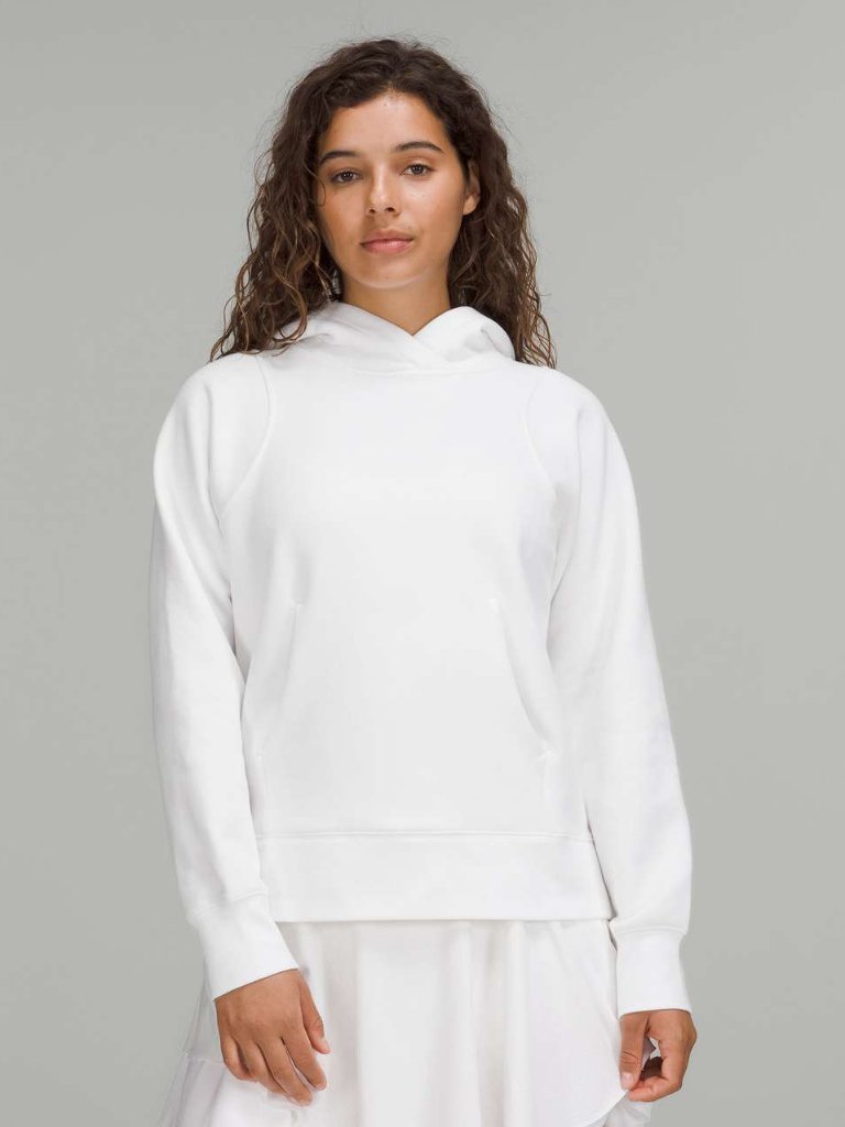 Lululemon White Loungeful Hoodie
